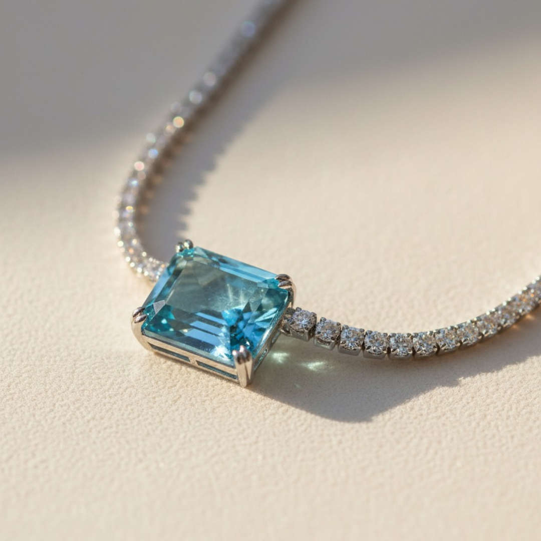 זוהר פראיבה: שרשרת טניס 925 מרהיבה