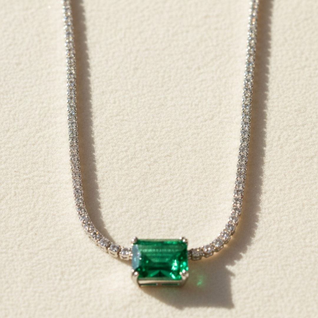 זוהר פראיבה: שרשרת טניס 925 מרהיבה