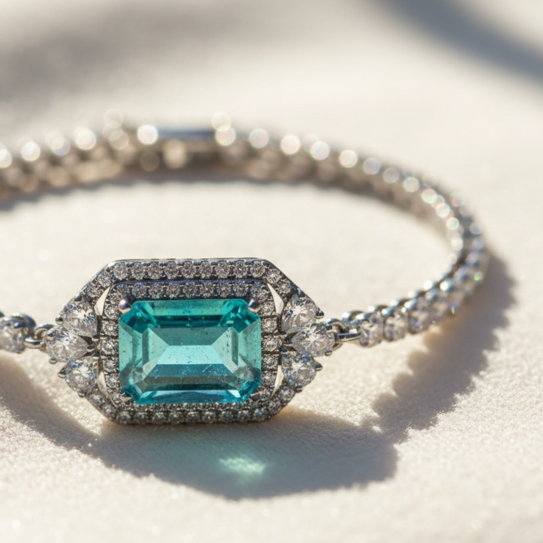 צמיד טניס 925 פראיבה יוקרתי